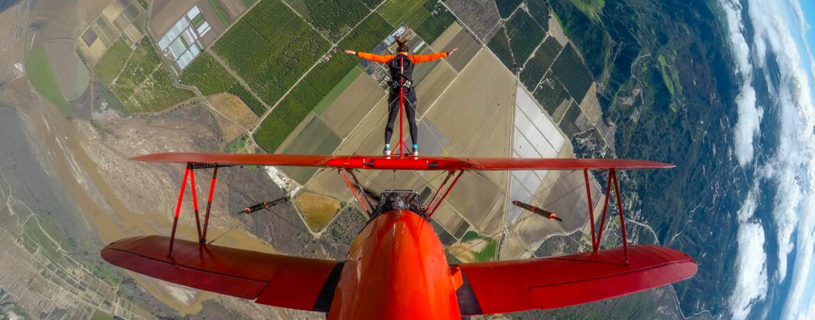 Les wing walkers: marchant sur les ailes en plein vol