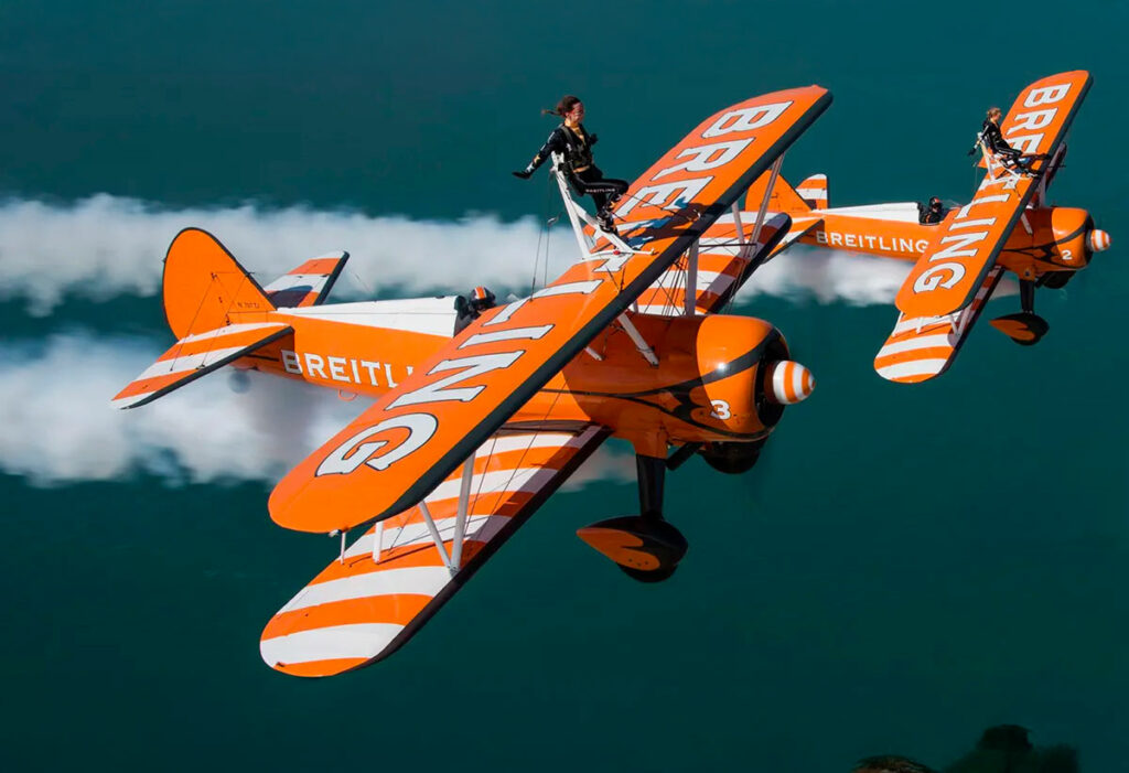 Les wing walkers: marchant sur les ailes en plein vol